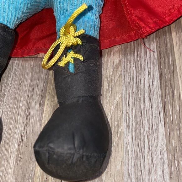 1990 Jim Henson Kermit the Frog Fireman Dress Me Plush Doll Mattel Arco muppets - Picture 8 of 15